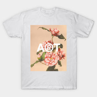 Camellias still life vintage flowers T-Shirt